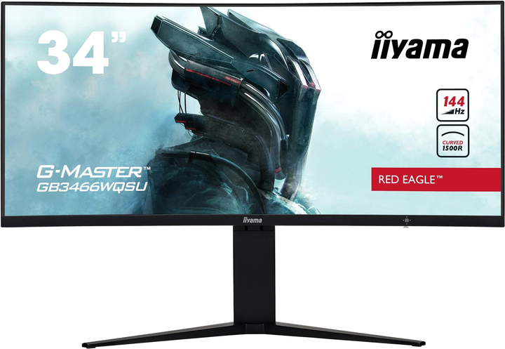 Монітор 34" iiyama G-Master GB3466WQSU-B1 Red Eagle - зображення 1