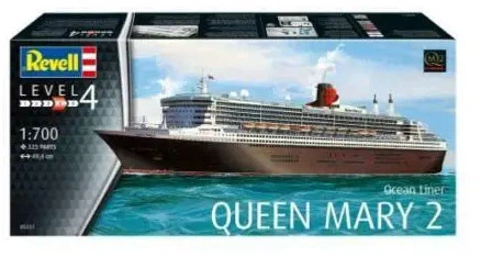Luksusowy parowiec 1:400 Revell Queen Mary 2 (MR-5223) - obraz 2