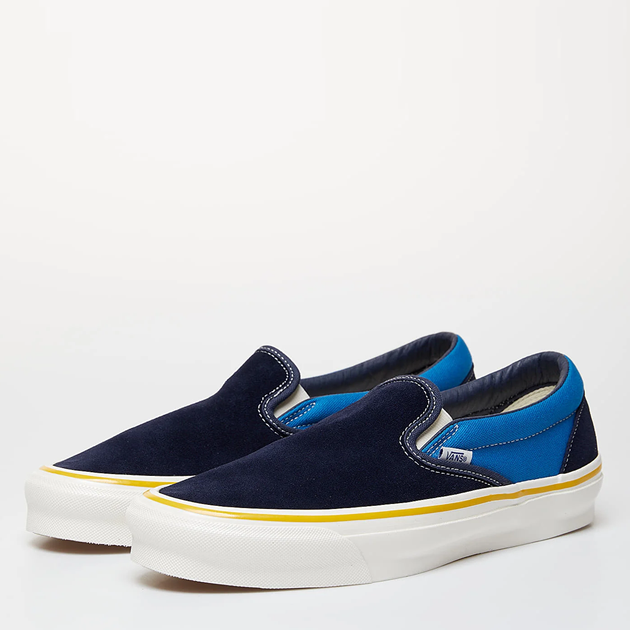 Buty wsuwane męskie Vans Og Classic Slip-On VN0A45JKXDW1 42.5 (9.5US) 27.5 cm Ciemnoniebieskie (772204446921) - obraz 2