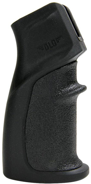 Пістолетна рукоятка DLG Tactical DLG-106 для AR-15 полімер прогумована Чорна (Z3.5.23.021) - зображення 2