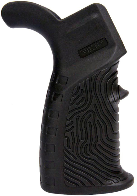 Пистолетная рукоятка DLG Tactical DLG-123 для AR-15 полимер обрезиненная Черная (Z3.5.23.022) - изображение 1