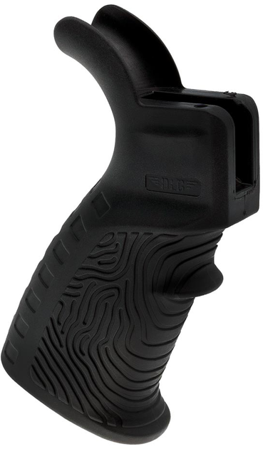 Пистолетная рукоятка DLG Tactical DLG-123 для AR-15 полимер обрезиненная Черная (Z3.5.23.022) - изображение 2