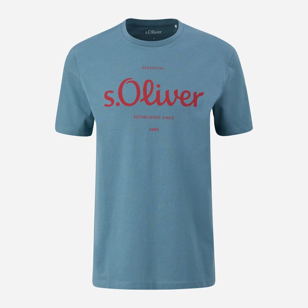 T-shirt s.Oliver 2131935-52D1 S Niebieski (4099973460313) - obraz 5