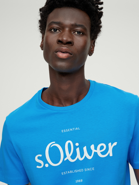 T-shirt s.Oliver 2131935-62D1 XL Niebieski/Zielony (4099973459744) - obraz 4