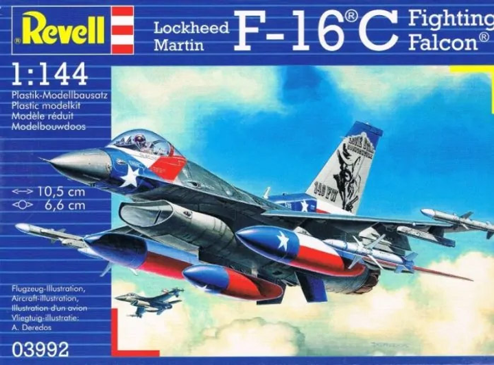 Samolot 1:144 Revell F-16C Fighting Falcon (MR-3992) - obraz 2