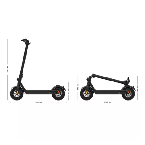 Электросамокат Proove Model X-City Pro Max 550W 40 км/ч до 120кг черно/оранжевой - изображение 6