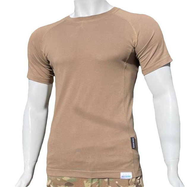 Термоактивна вологовідвідна футболка slim fit реглан виготовлена з преміального матеріалу NyCo розмір S - зображення 1