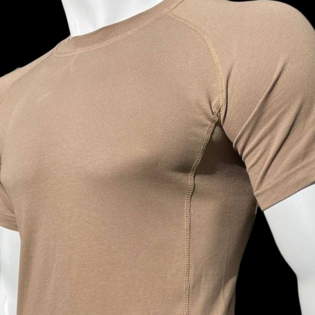 Термоактивная влагоотводящая футболка slim fit реглан изготовлена ​​из премиального материала NyCo размер S - изображение 2