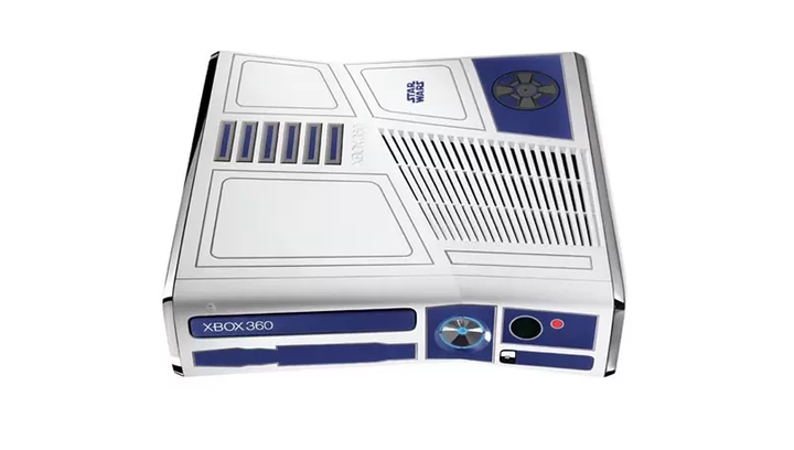 Набір Консоль Microsoft Xbox 360 S Star Wars Limited Edition Freeboot 500GB White Blue + 5 Вбудованих Ігор Б/У + Геймпад Бездротовий RMC Black - зображення 8