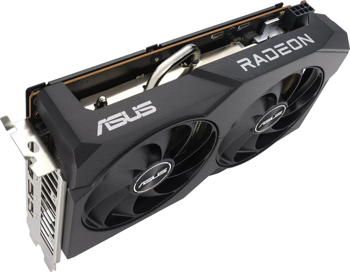 Видеокарта Asus PCI-Ex Radeon RX 7600 Dual V2 OC Edition 8GB GDDR6