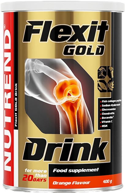 Добавка харчова Nutrend Flexit Gold Drink для суглобів 400 г груша (8594014861082) - зображення 1