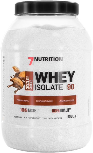 Білкові добавки 7Nutrition Whey Isolate 90 1000 г Печиво (5907222544532) - зображення 1