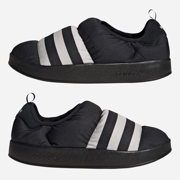 Чоловічі сліпони adidas Puffylette GY4559 42 (8UK) 26.5 см CЧорні/Greone/CЧорні (4065426935127) - зображення 10