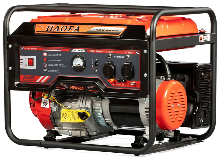 Генератор бензиновий HAOFA HF-6500 5/5.5 кВт AVR - зображення 3