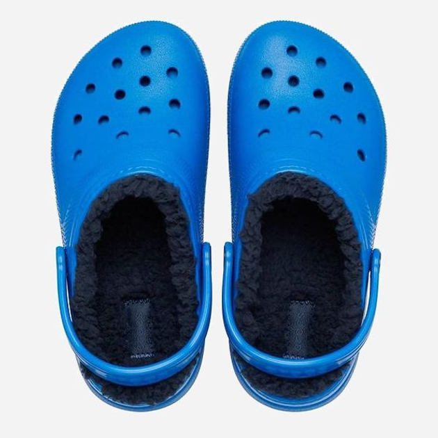 Дитячі крокси-сабо для хлопичка утеплені Crocs Classic 207010-4KZ 32-33 Bolt Blue (196265146857) - зображення 6