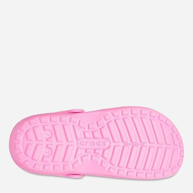 Дитячі крокси-сабо для дівчинки утеплені Crocs Classic 207010-6SW 33-34 Рожеві (191448894525) - зображення 5