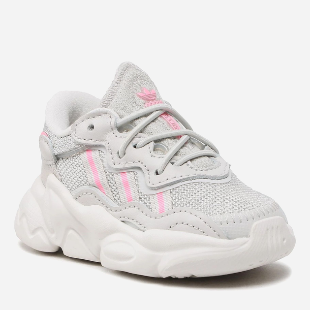 Дитячі кросівки для дівчинки adidas Originals Ozweego Shoes GW7220 25 Grey One/Crystal White/Beam Pink (4065426404913) - зображення 2