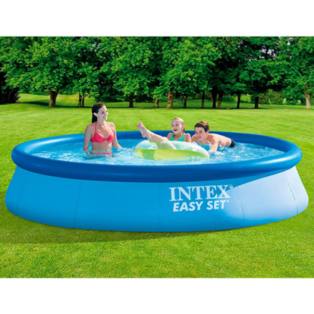 Надувной бассейн Intex 366х76 см, 5449 л, с подстилкой, насосом и ...