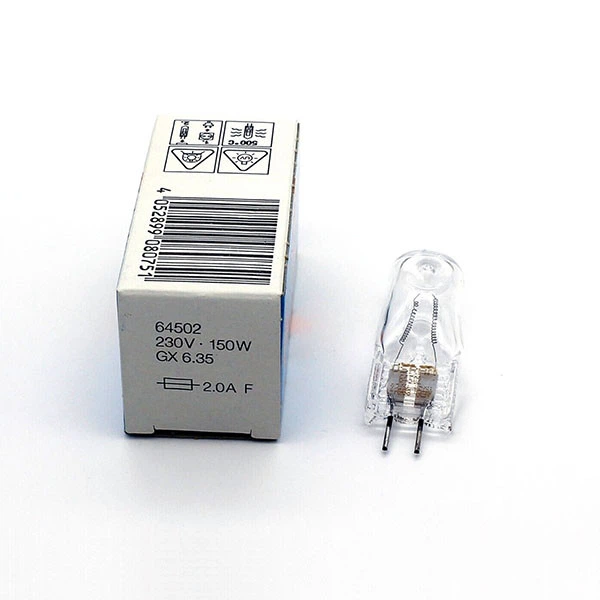 Лампа галогенна Osram 64502 150W 230V GX6.35 - Фото 2 Лампа галогенна Osram 64502 150W 230V GX6.35 - зображення 2