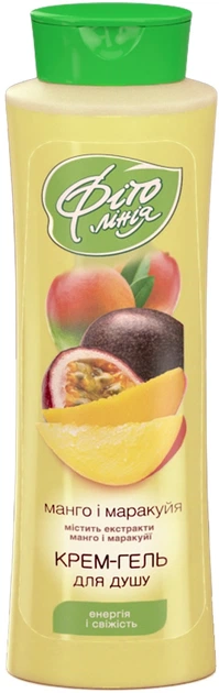 Крем-гель для душа "Манго и маракуйя" Фито Линия 510ml (763376-692113-2) - Фото 1 Крем-гель для душа "Манго и маракуйя" Фито Линия 510ml (763376-692113-2) - изображение 1