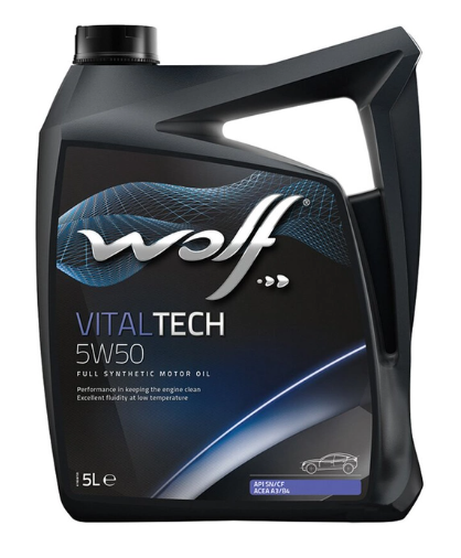 Моторне масло Wolf VitalTech 5W-50 5л (8314728) - Фото 1 Моторне масло Wolf VitalTech 5W-50 5л (8314728) - изображение 1