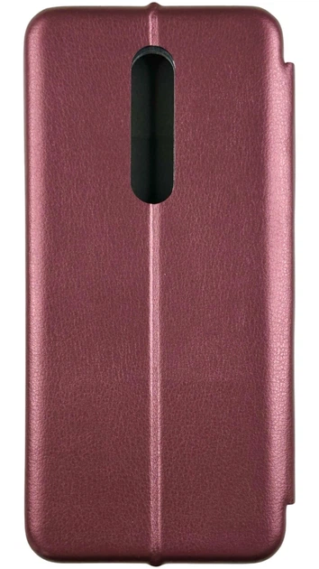 Чехол-книжка Elegant на Oneplus 8 бордовый - изображение 2