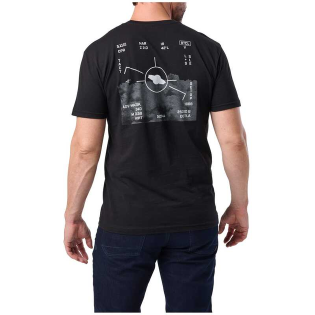 Футболка 5.11 FLIR CAM TEE 76101 Medium, Чорний - изображение 2