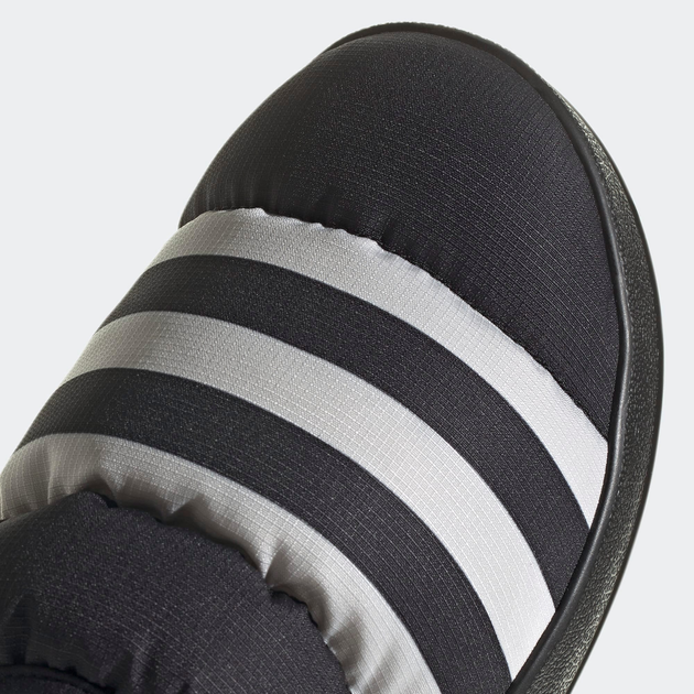 Чоловічі сліпони adidas Puffylette GY4559 40.5 (7UK) 25.5 см CЧорні/Greone/CЧорні (4065426935141) - зображення 11