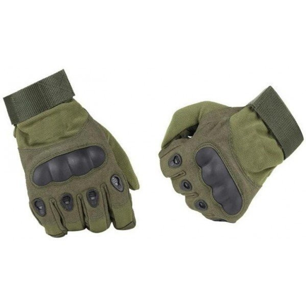 Полнопалые перчатки походные армейские защитные охотничьи FQ16S007 Оливковый XL (Kali) - изображение 2