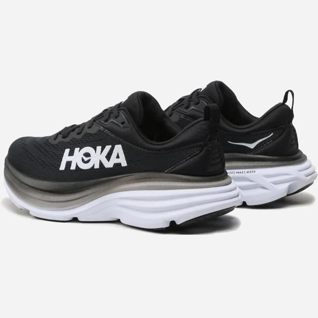 Buty do biegania damskie HOKA ONE ONE Bondi 8 1127952-BWHT 41.5 (9US) 26 cm Czarny/Biały (195719637729) - obraz 4