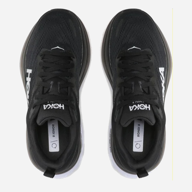 Buty do biegania damskie HOKA ONE ONE Bondi 8 1127952-BWHT 39.5 (7.5US) 24.5 cm Czarny/Biały (195719637644) - obraz 5