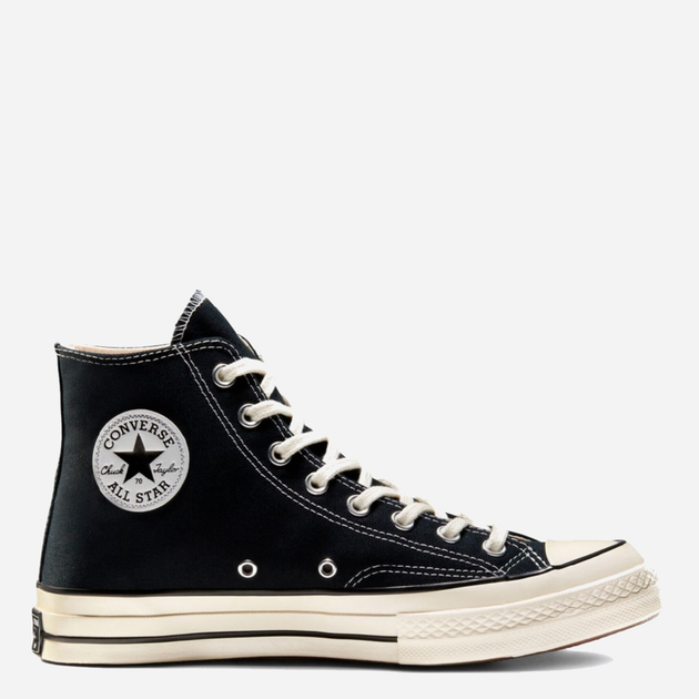 Rozetka.pl Trampki damskie wysokie Converse Chuck 70 Canvas 162050C 38 5.5US 24.5 cm Czarne 888755675199 kupuj z dostaw na terenie Polski