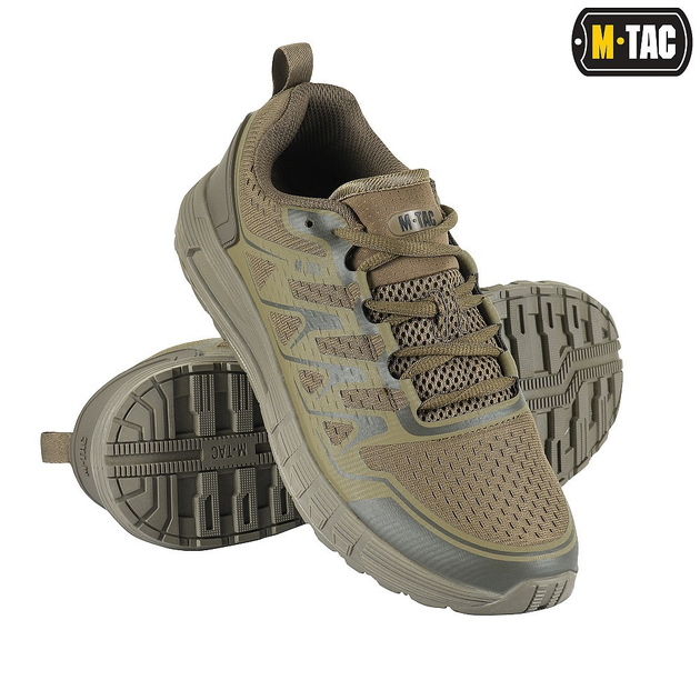 Чоловічі тактичні кросовки літні M-Tac розмір 40 (25,8 см) Олива (Зелений) (Summer Sport Dark Olive) - зображення 1