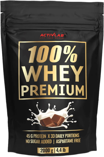 ActivLab 100% Whey Premium 2000 g Milk Chocolate (5907368844718) - obraz 1