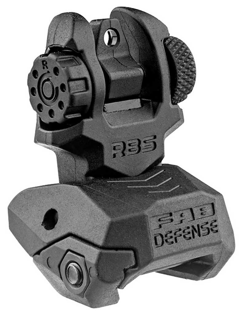 Складна цілика FAB Defense RBS на планку Picatinny (чорний) - зображення 1