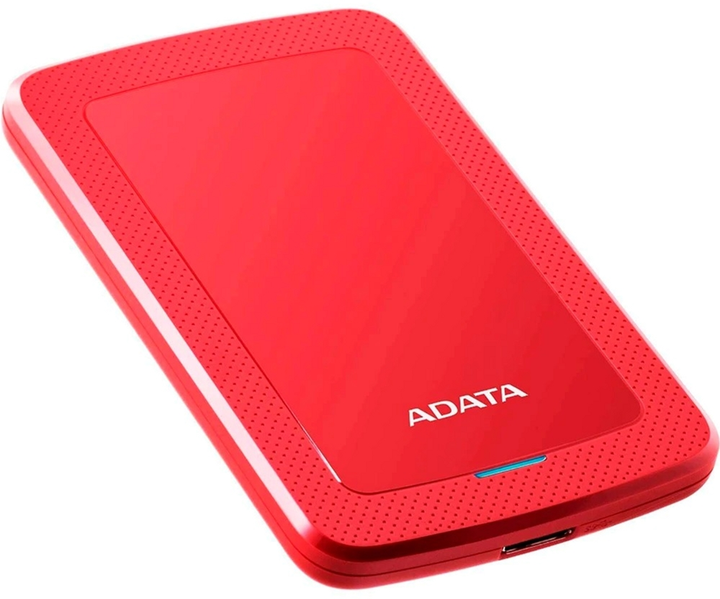 Жорсткий диск ADATA DashDrive HV300 2TB AHV300-2TU31-CRD 2.5 USB 3.1 External Slim Red - зображення 5