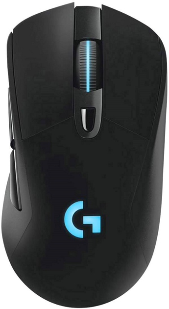 Logitech G703 Hero 16K Lightspeed Gaming Mysz komputerowa Bezprzewodowa/USB Czarna (910-005640) - obraz 1