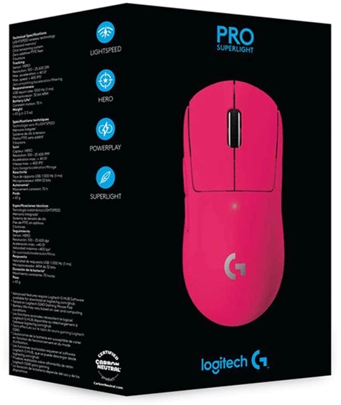 Миша Logitech G Pro X Superlight Wireless Magenta (910-005956) - зображення 7
