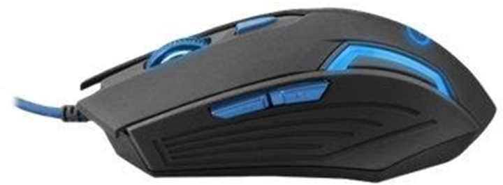 Mysz Esperanza MX205 Fighter USB Black/Blue (EGM205B) - obraz 3