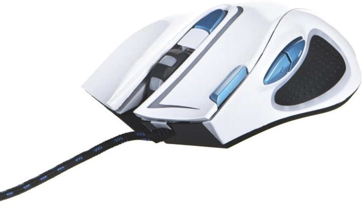 Mysz komputerowa Esperanza MX401 Hawk USB Biała/Niebieska (EGM401WB) - obraz 2