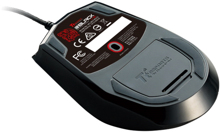 Mysz komputerowa Thermaltake TteSports czarna FP USB czarna (MO-BKV-WDLGBK-01) - obraz 7