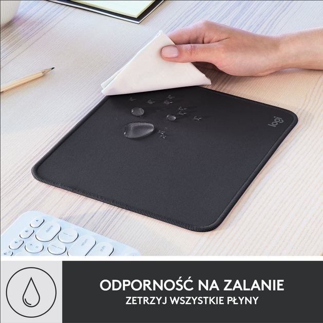 Ігрова поверхня Logitech Mouse Pad Studio Series Graphite (956-000049) - зображення 3