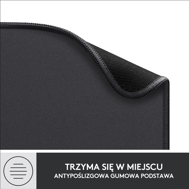 Ігрова поверхня Logitech Mouse Pad Studio Series Graphite (956-000049) - зображення 7
