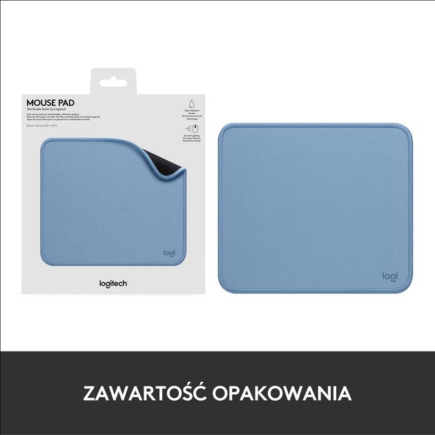 Podkładka pod mysz Logitech Studio Series Blue (956-000051) - obraz 8