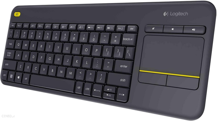 Klawiatura bezprzewodowa Logitech Touch K400 Plus Czarna (920-007145) - obraz 2