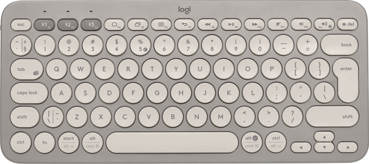 Klawiatura bezprzewodowa Logitech K380 Multi-Device Bluetooth Sand (920-011165) - obraz 1