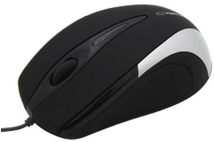 Mysz komputerowa Esperanza EM102 USB Czarna/Srebrna (EM102S) - obraz 2