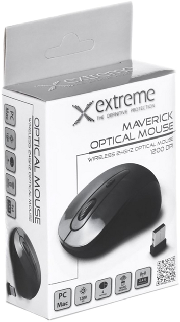 Mysz komputerowa Esperanza Extreme XM104K Bezprzewodowa Czarna (XM104K) - obraz 2