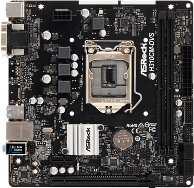 Płyta główna ASRock H310CM-DVS (s1151, Intel H310, PCI-Ex16) - obraz 1