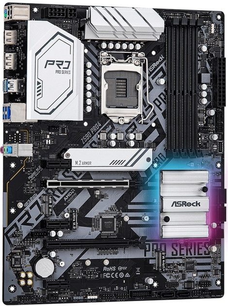 Материнська плата ASRock Z590 Pro4 (s1200, Intel Z590, PCI-Ex16) - зображення 2